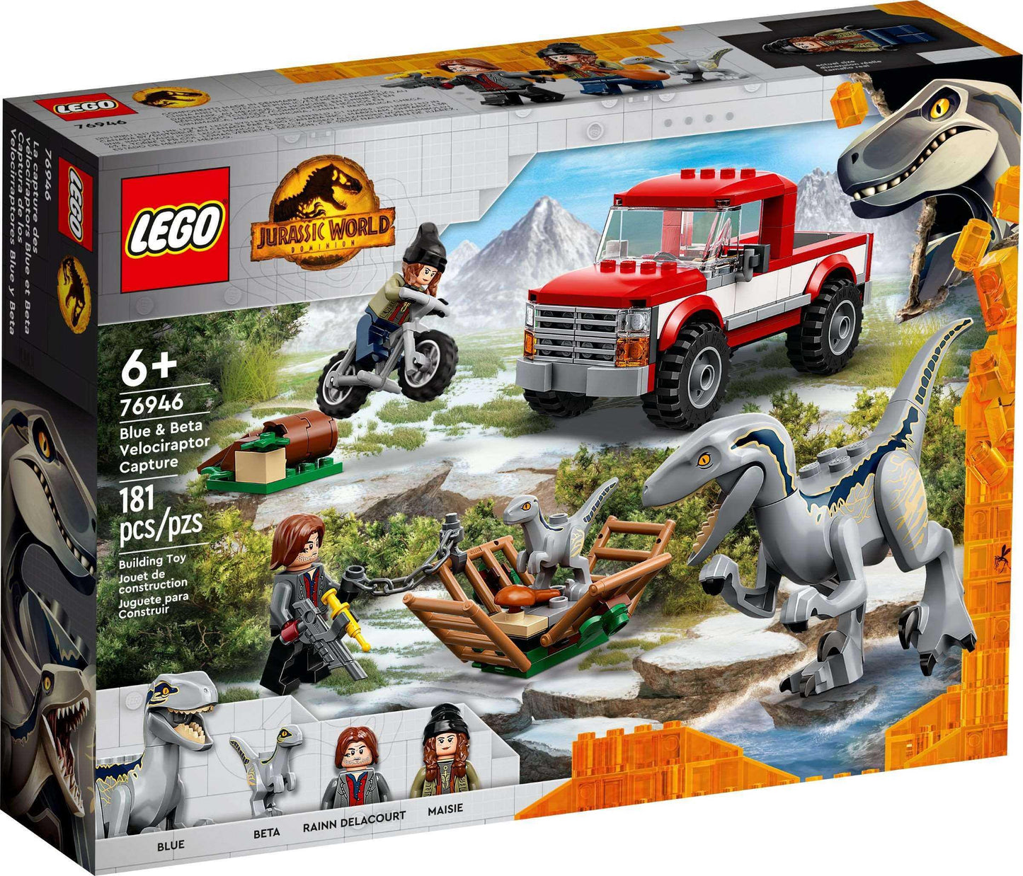 LEGO® Jurassic World 76946 Blue & Beta in der Velociraptor-Falle - 181 Teile - Peer Online Shop