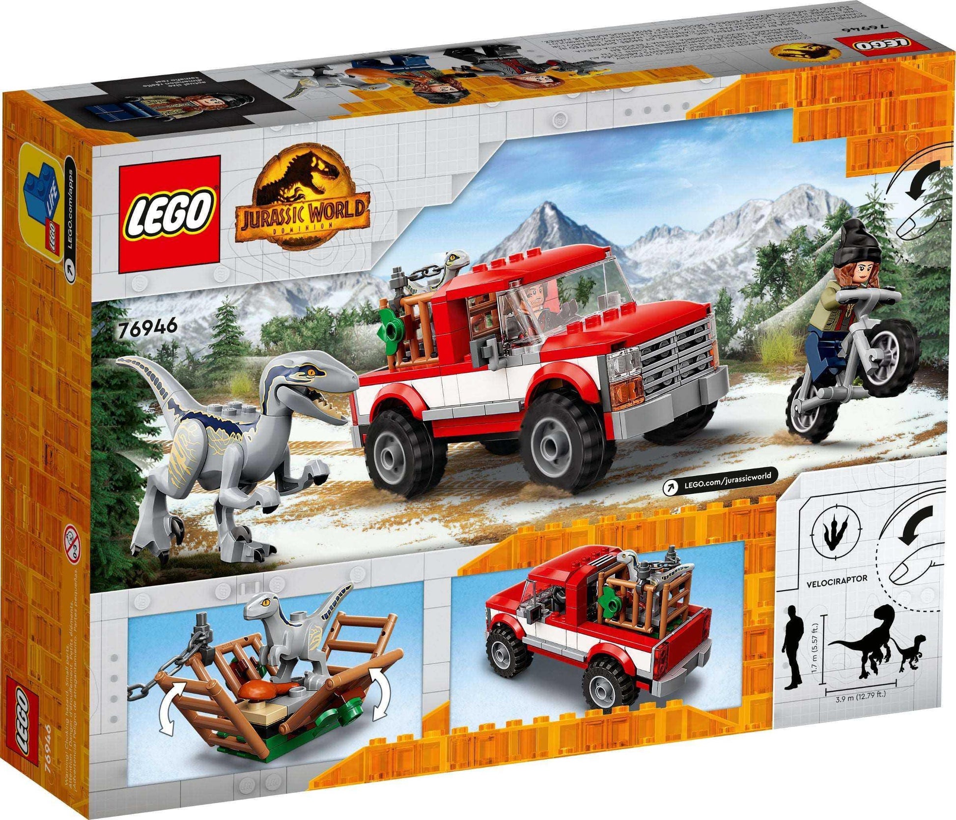 LEGO® Jurassic World 76946 Blue & Beta in der Velociraptor-Falle - 181 Teile - Peer Online Shop