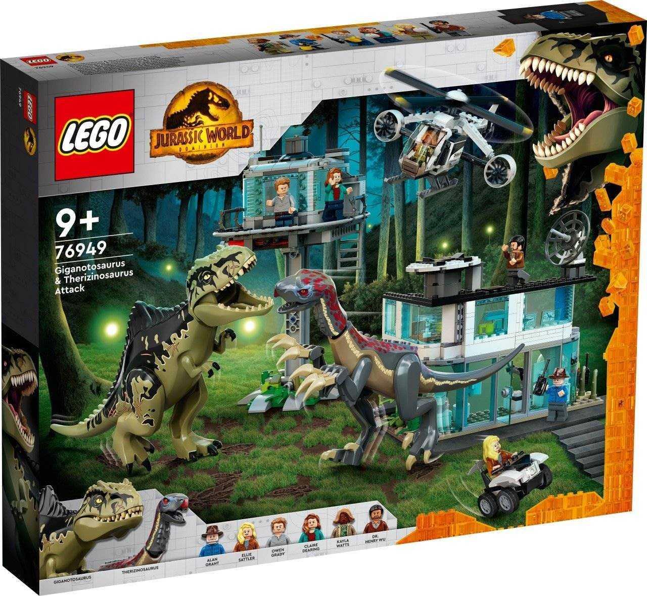 LEGO® Jurassic World 76949 Giganotosaurus & Therizinosaurus Attack - 810 Teile - Peer Online Shop