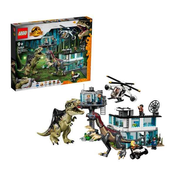 LEGO® Jurassic World 76949 Giganotosaurus & Therizinosaurus Attack - 810 Teile - Peer Online Shop