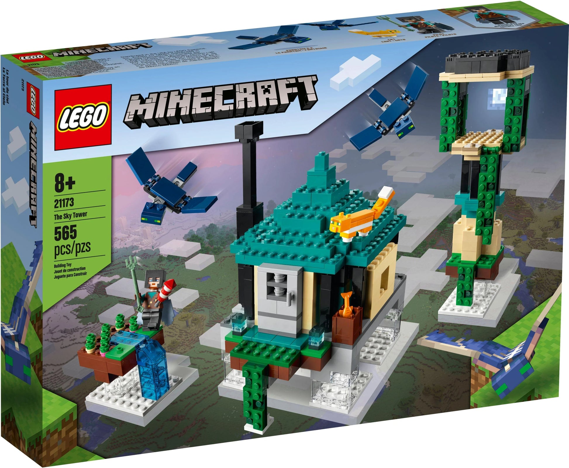 LEGO® Minecraft 21173 Der Himmelsturm - 565 Teile - Peer Online Shop