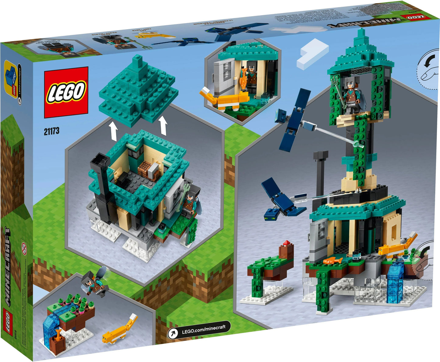 LEGO® Minecraft 21173 Der Himmelsturm - 565 Teile - Peer Online Shop