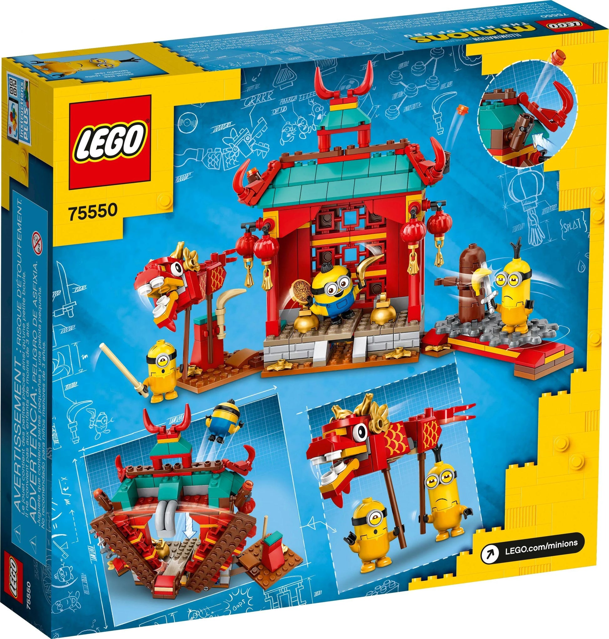 LEGO® Minions: The Rise of Gru 75550 Minions Kung Fu Tempel - 310 Teile - Peer Online Shop