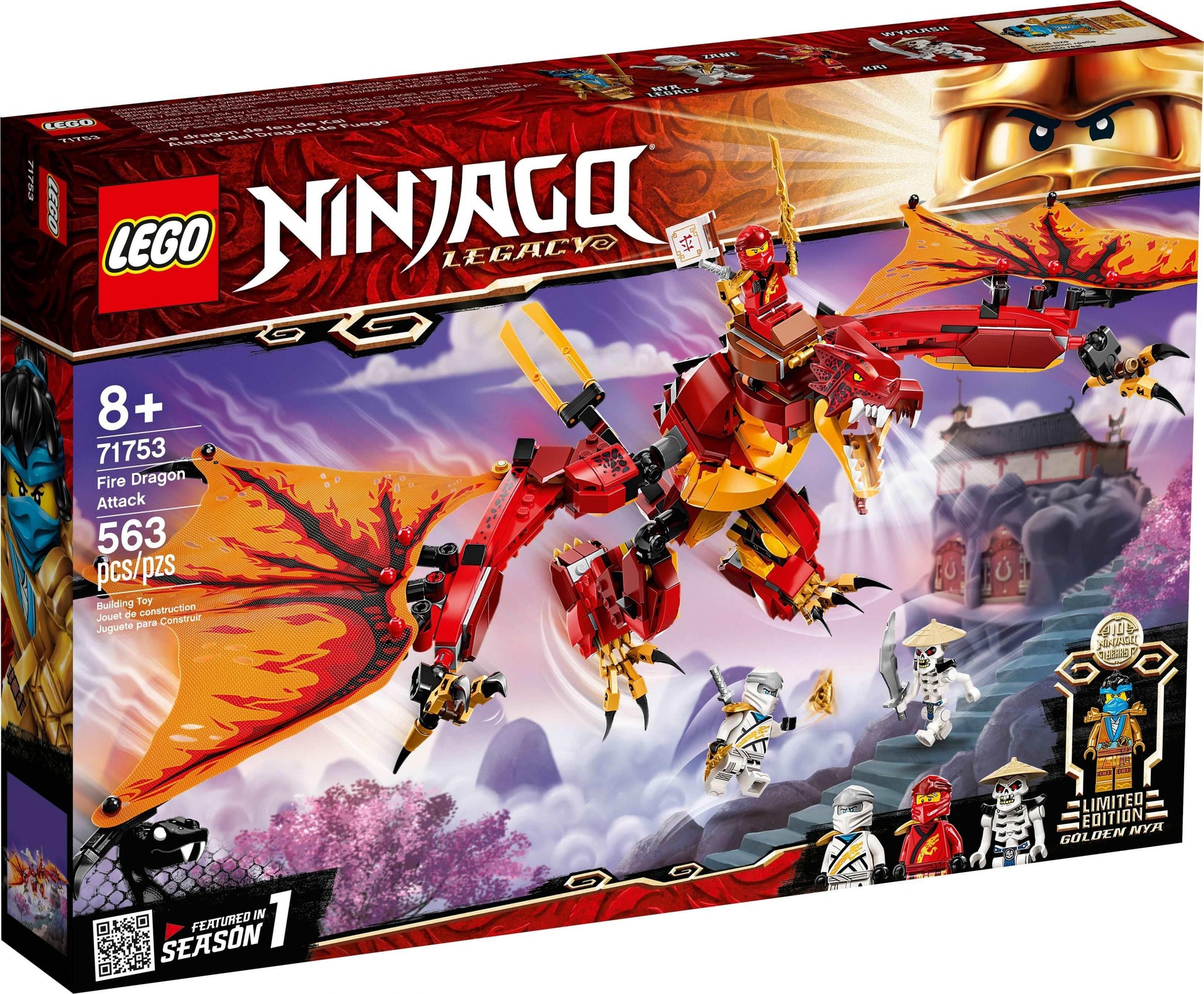 LEGO® Ninjago 71753 Kais Feuerdrache - Peer Online Shop