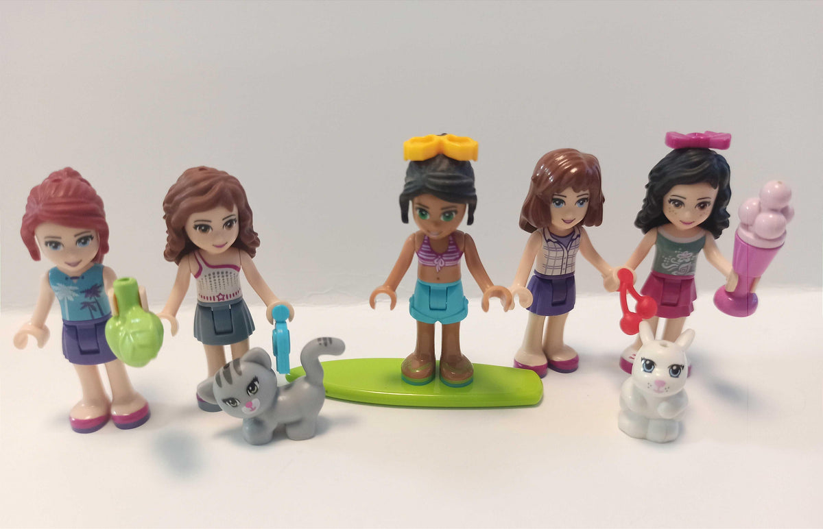 LEGO® Sortiment 5x Friends Minifiguren mit Zubehör - Peer Online Shop