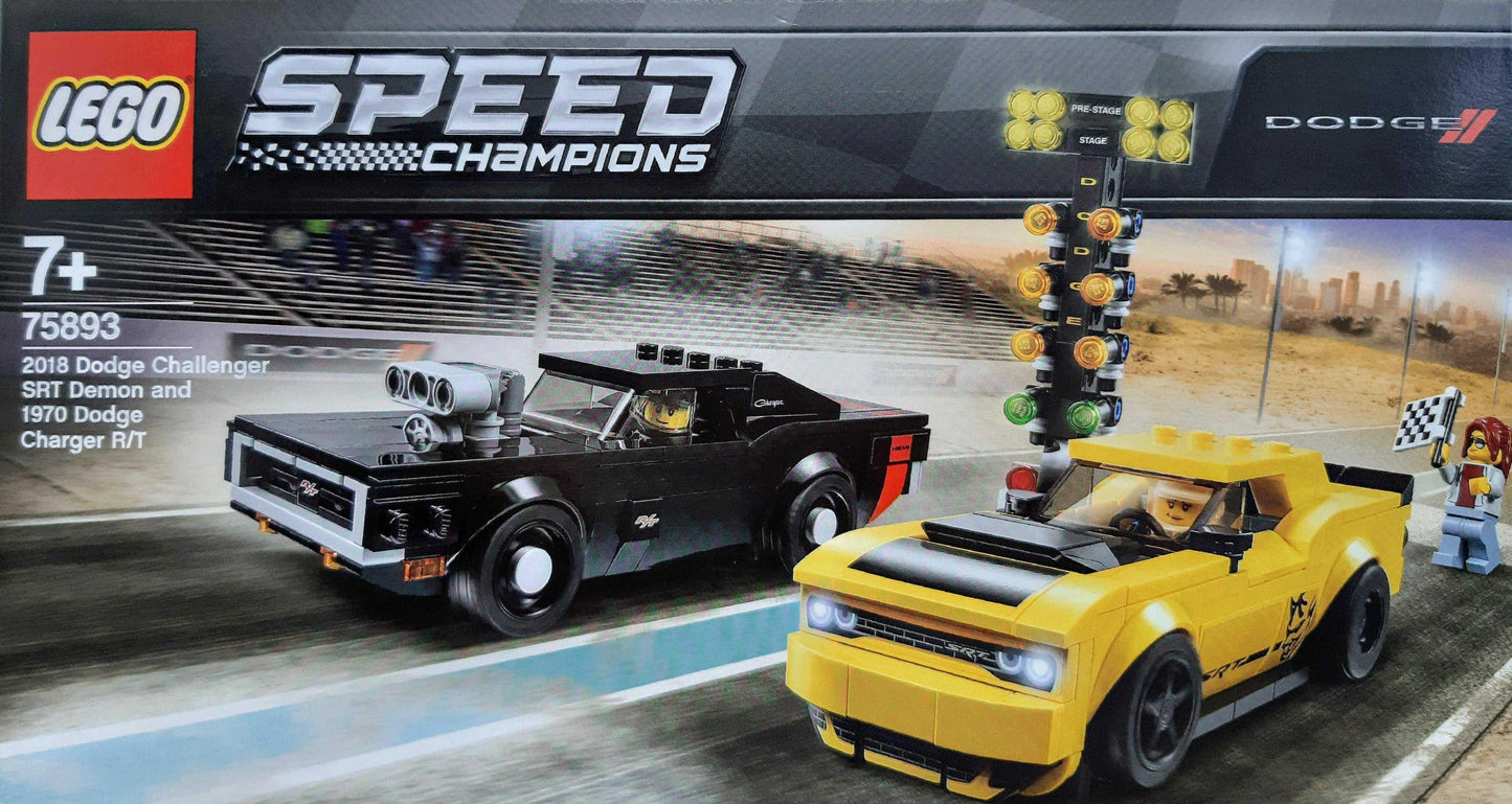 LEGO® Speed Champions 75893 Dodge Challanger & Charger RT - 464 Teile - Peer Online Shop