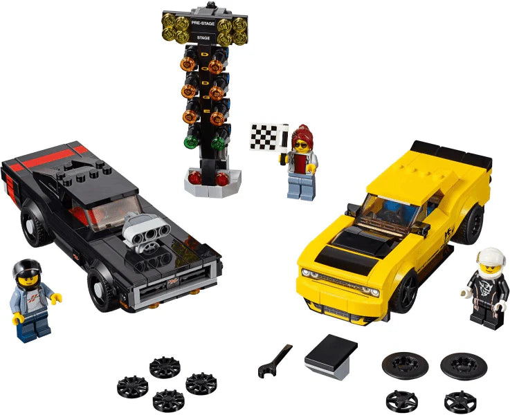 LEGO® Speed Champions 75893 Dodge Challanger & Charger RT - 478 Teile - Peer Online Shop