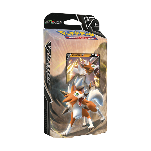Pokémon V Battle Deck Lycanroc-V - 60 english trading cards - ready to play - Peer Online Shop