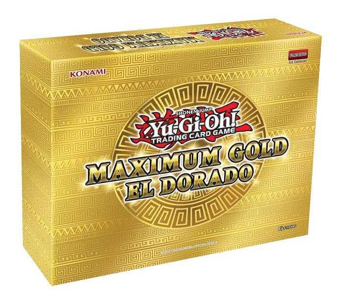 Yu-Gi-Oh! Maximum Gold: El Dorado Lid Box *Deutsche Version* - 4 Booster 1. Auflage - Peer Online Shop